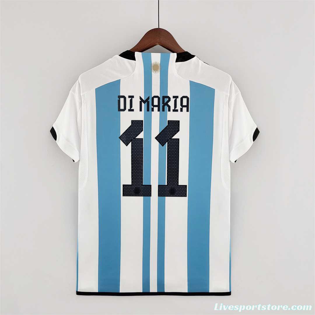 2022 Argentina Home Soccer Jersey