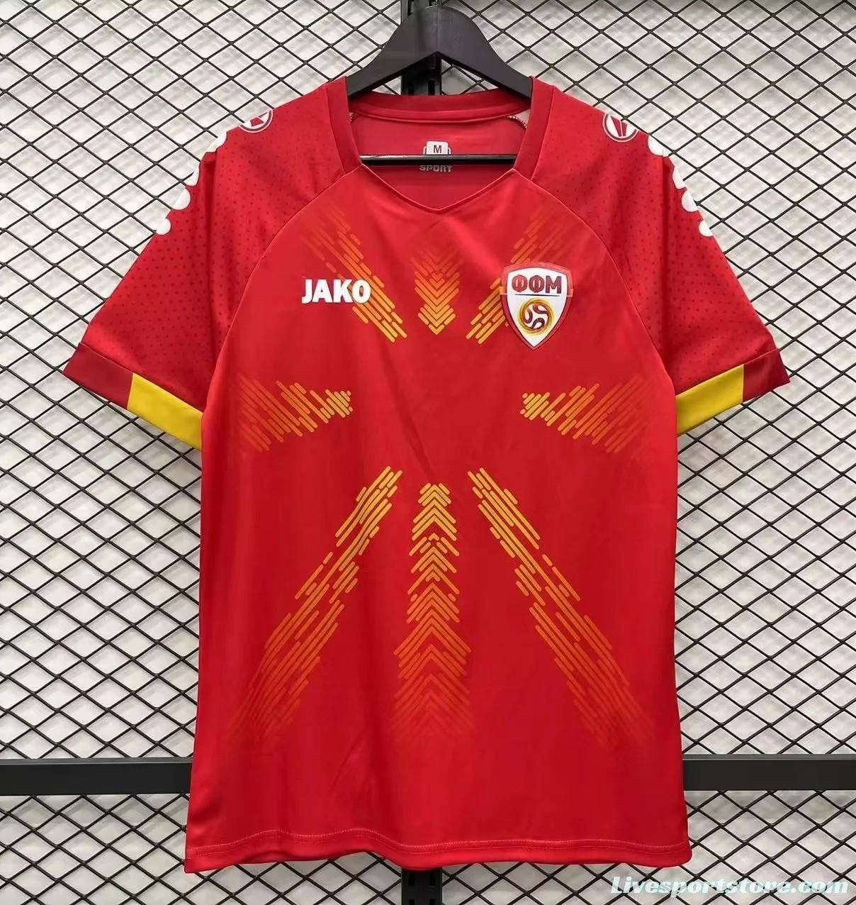 2023 North Macedonia Home Jersey