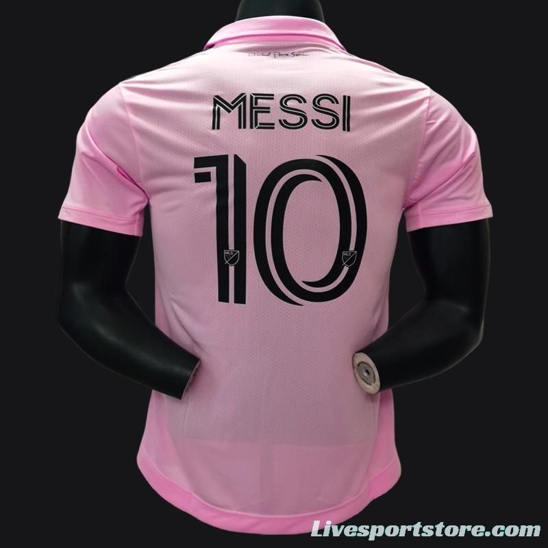 Player Version 23/24 Inter Miami Home Pink Jersey