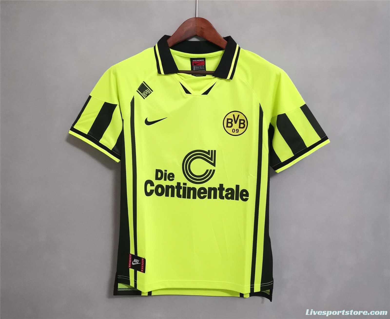 Retro 96/97 Borussia Dortmund Home Jersey