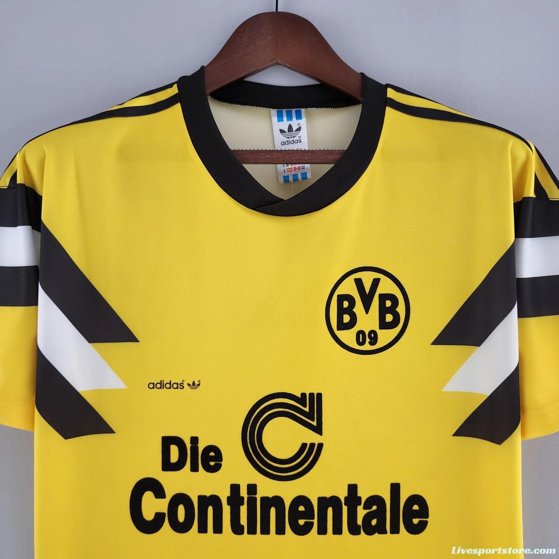 1989 BORUSSIA DORTMUND  DFB POKAL Final Home Jersey