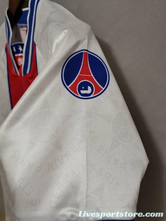 Retro 94/95 PSG White Away Jersey