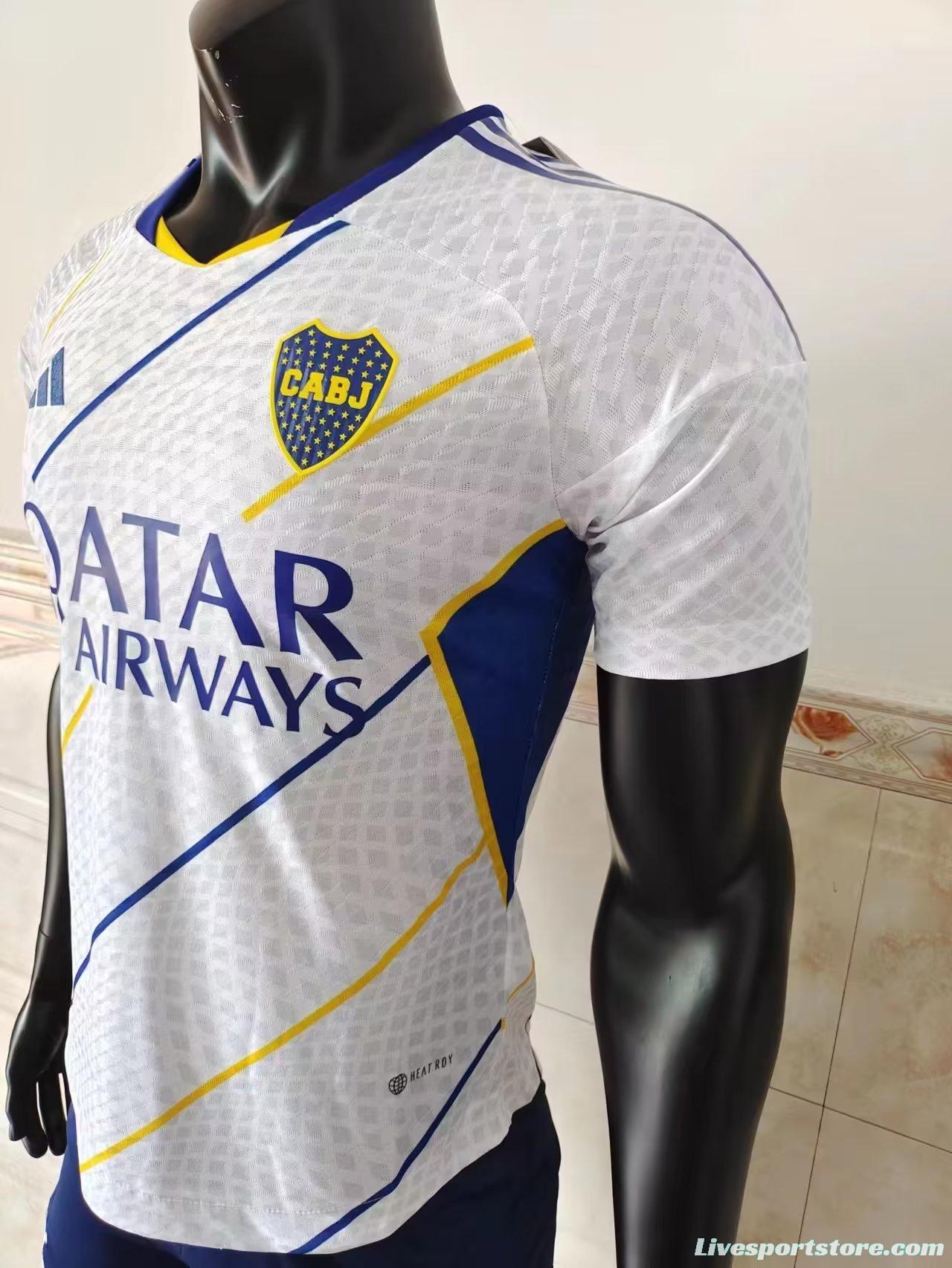 Player Version 23-24 Boca Juniors White Jersey