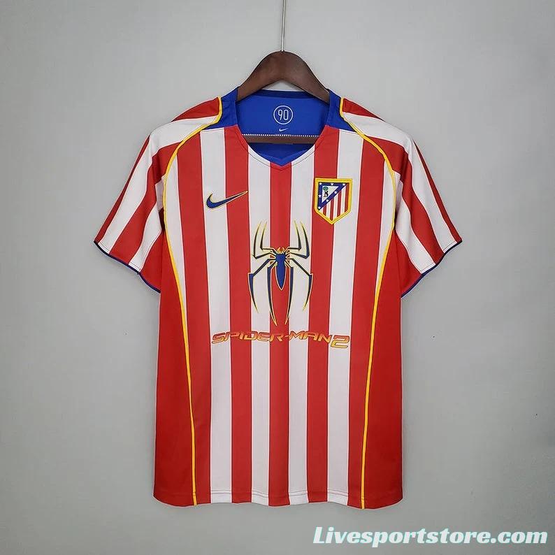 Retro 04/05 ATLETICO MADRID SPIDER MAN Home Jersey