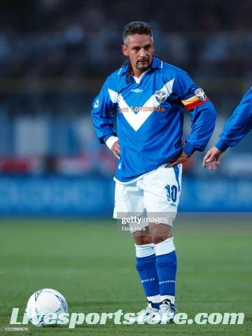 Retro 03/04 Brescia Away Blue Jersey