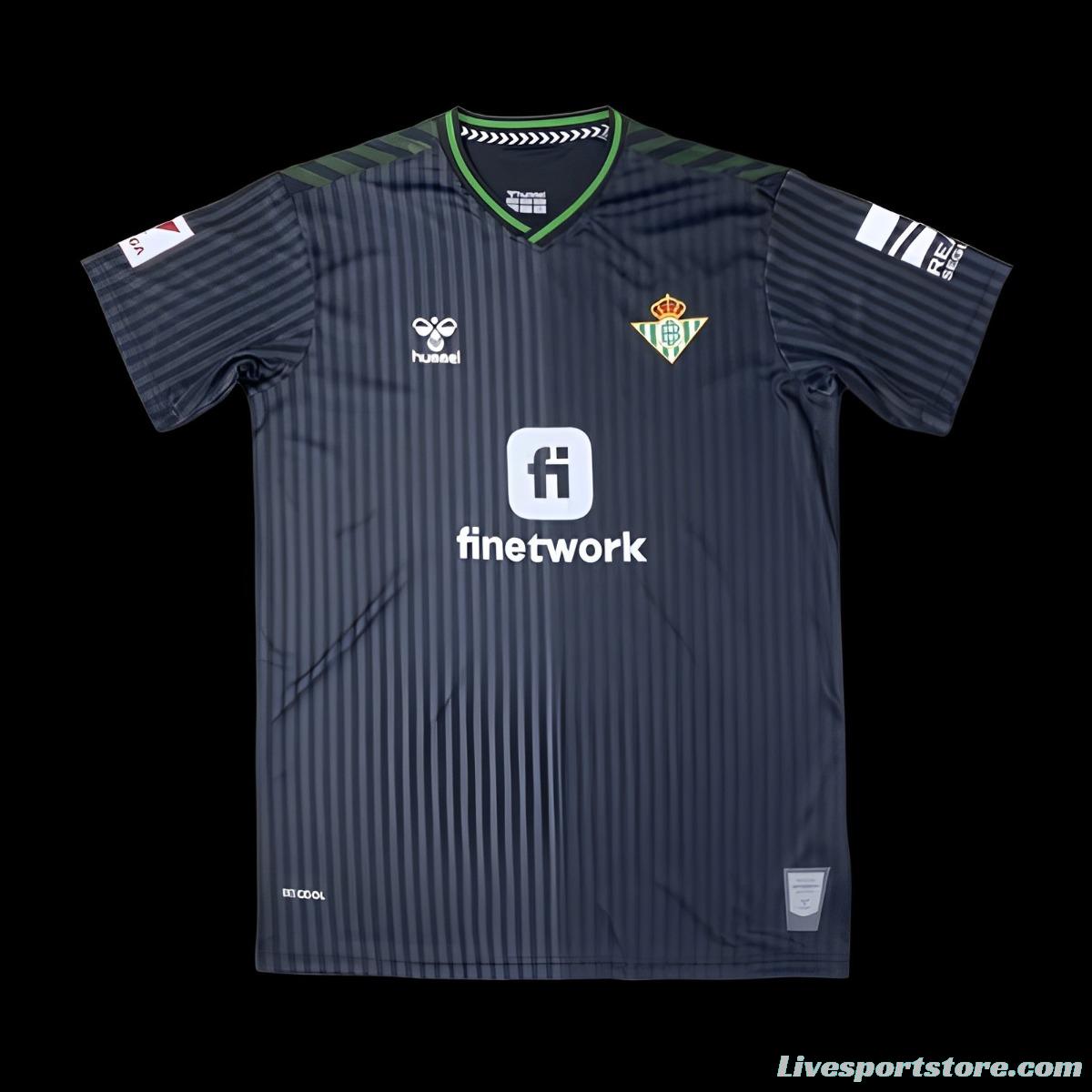 23/24 Real Betis Third Black Jersey