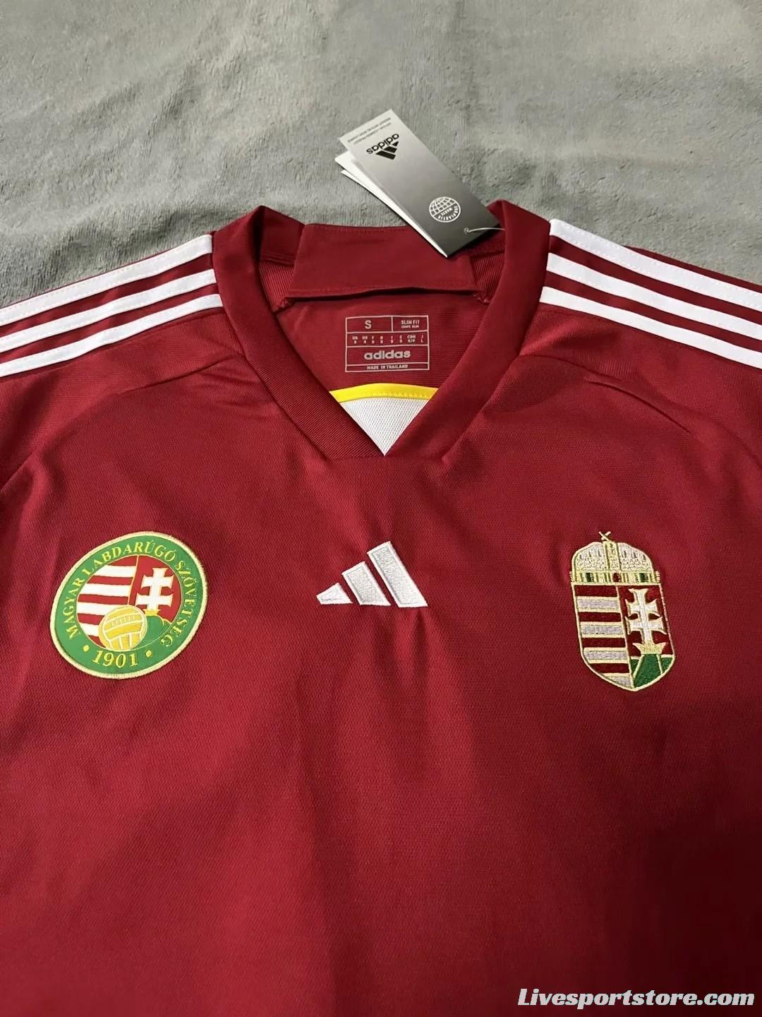 2022 Hungary Home Red Jersey