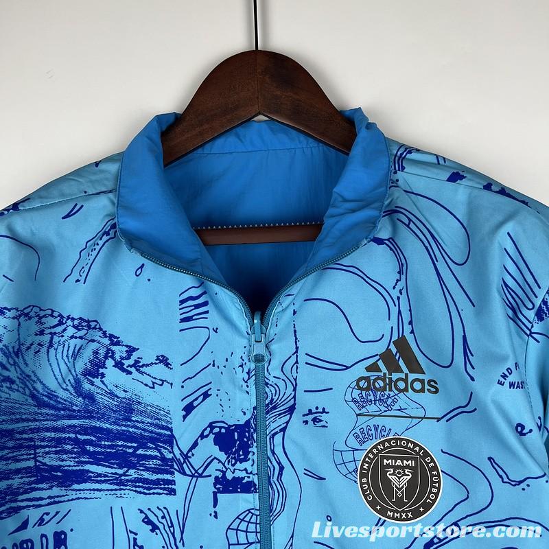 23/24 Inter Miami Blue Reversible Full Zipper Jacket