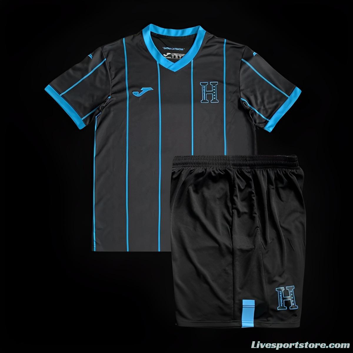 2023 Kids Honduras Away Black Jersey