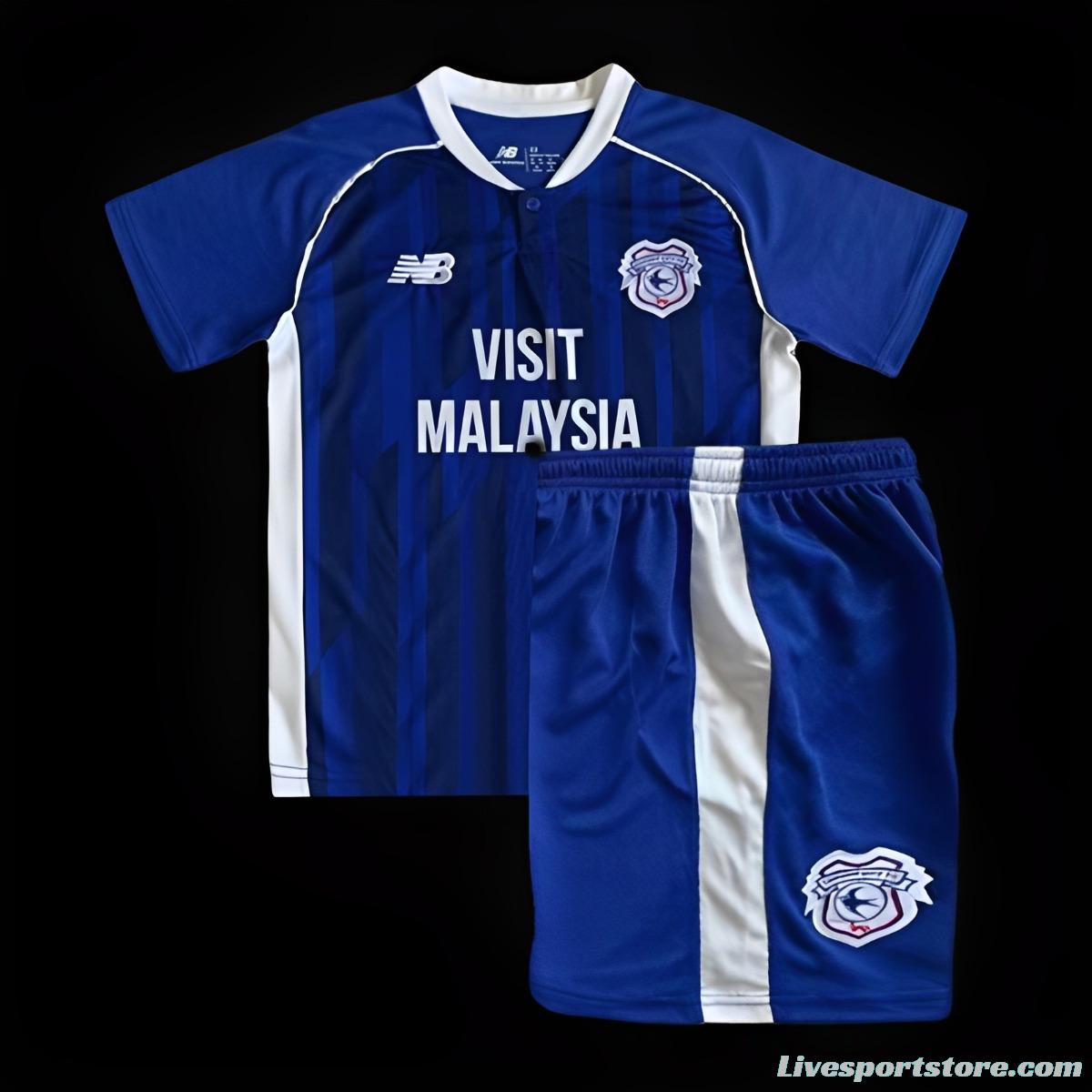 23/24 Kids Cardiff City Home Jersey