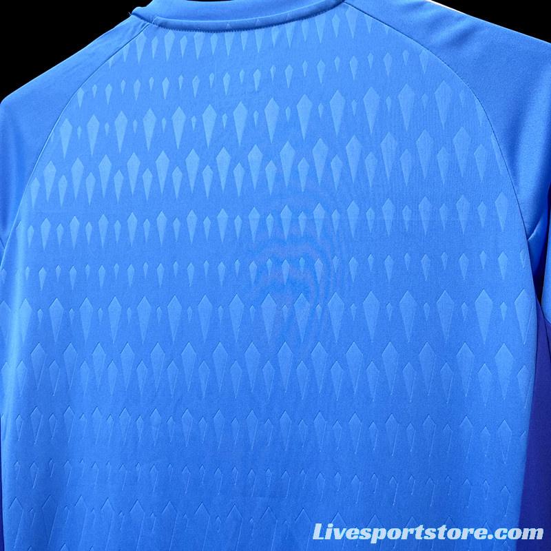 23/24 Juventus Blue Goalkeeper Jersey