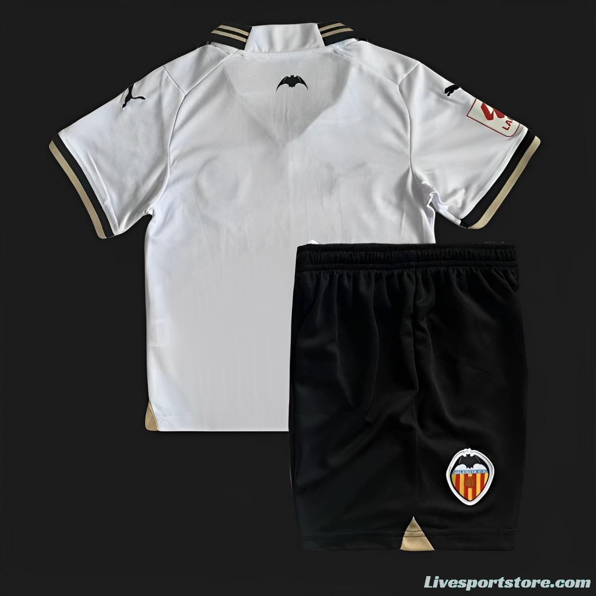 23/24 Kids Valencia Home Jersey