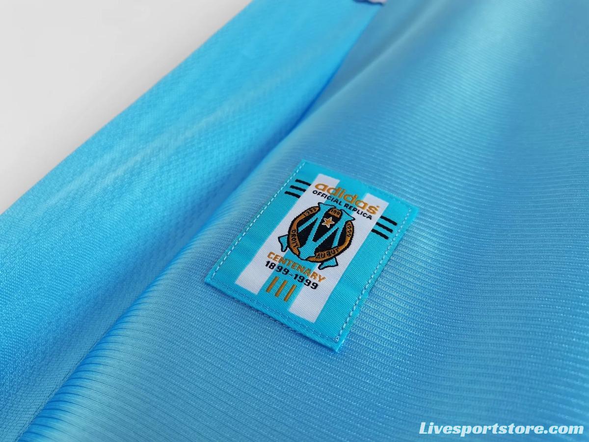 Retro 98/99 Marseille away Soccer Jersey