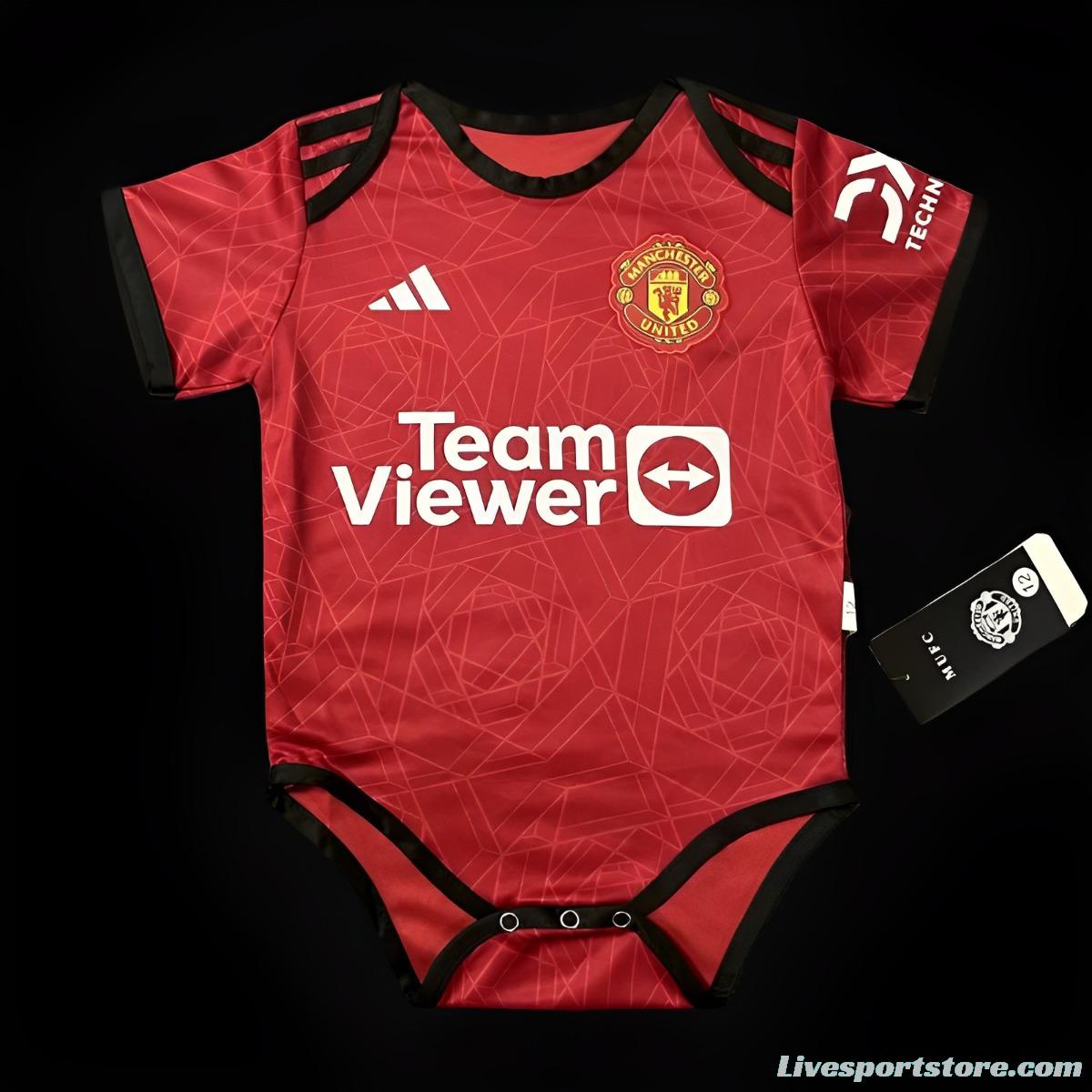 23/24 Baby Manchester United Home Jersey