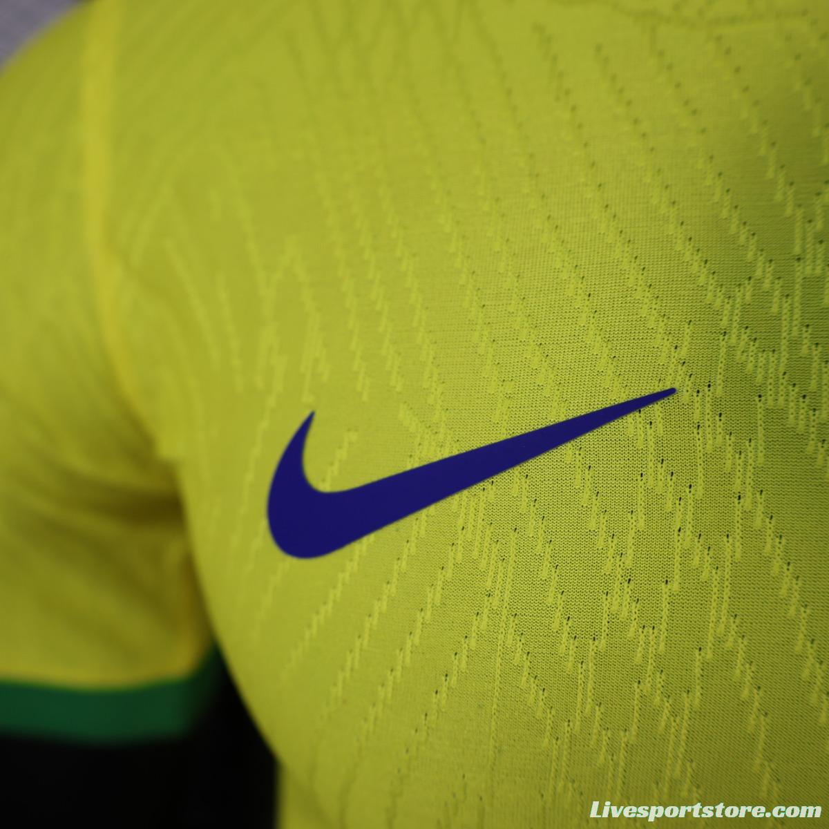 Player Version 2023 Brazil Yellow Special Jersey