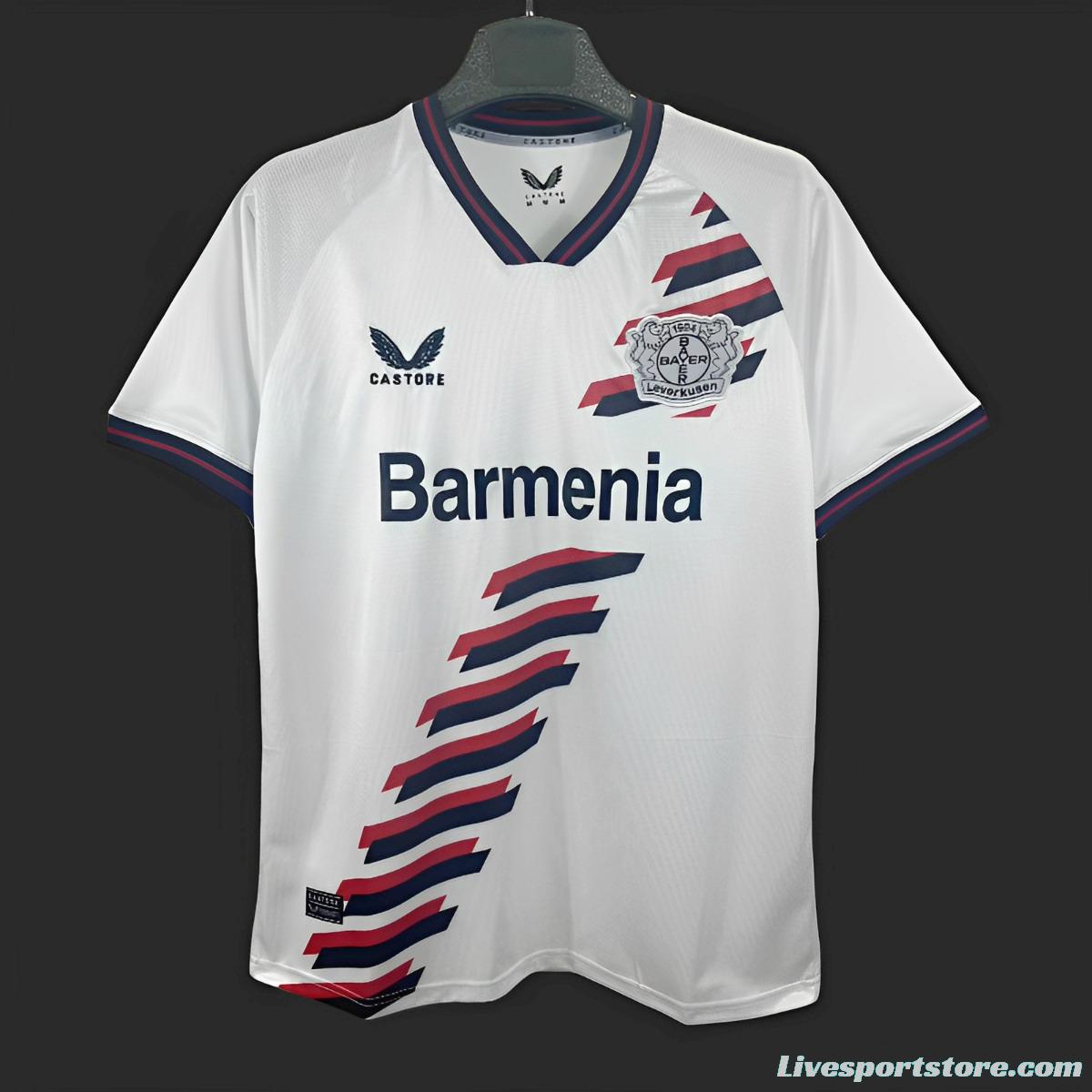 23/24 Bayer 04 Leverkusen Away white Jersey