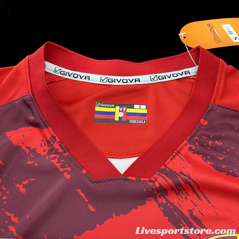 2023 Venezuela Home Red  Jersey