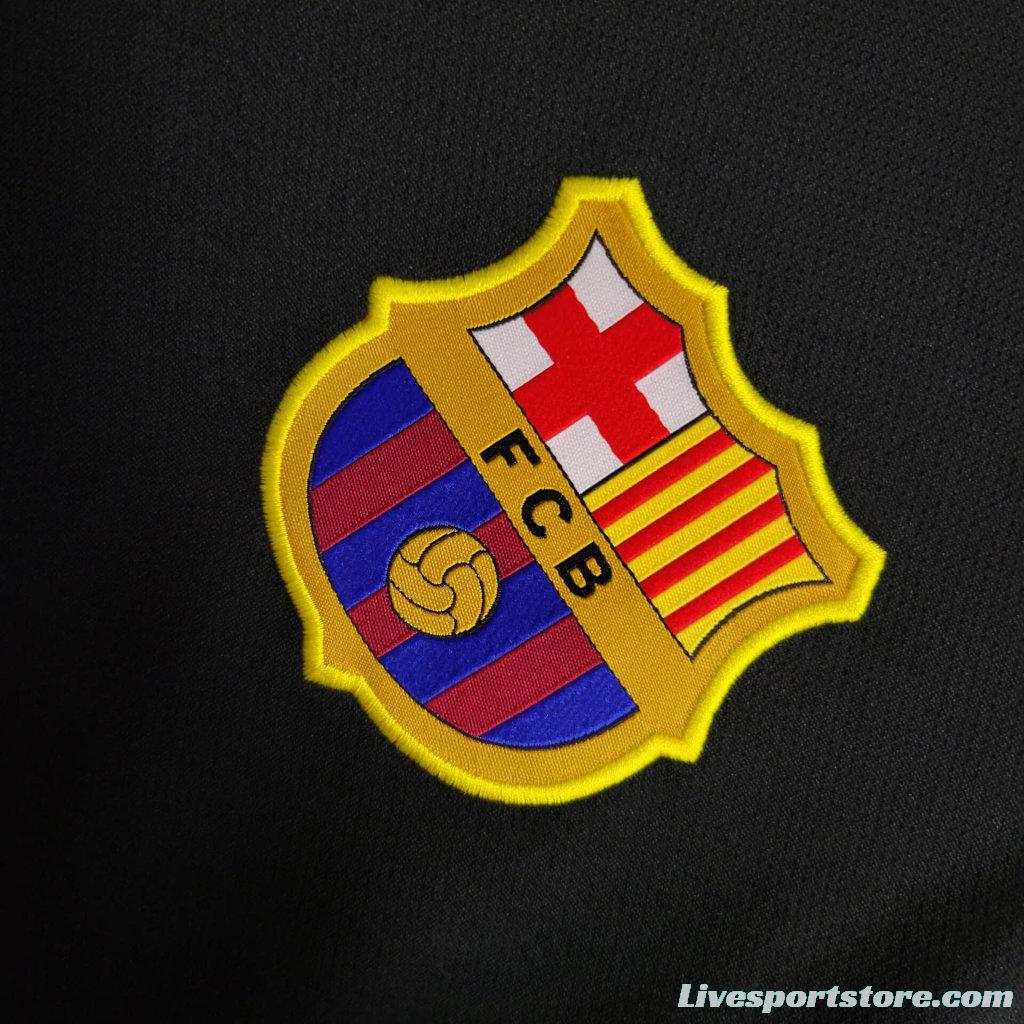 Retro 11/12 Barcelona Black Away Jersey