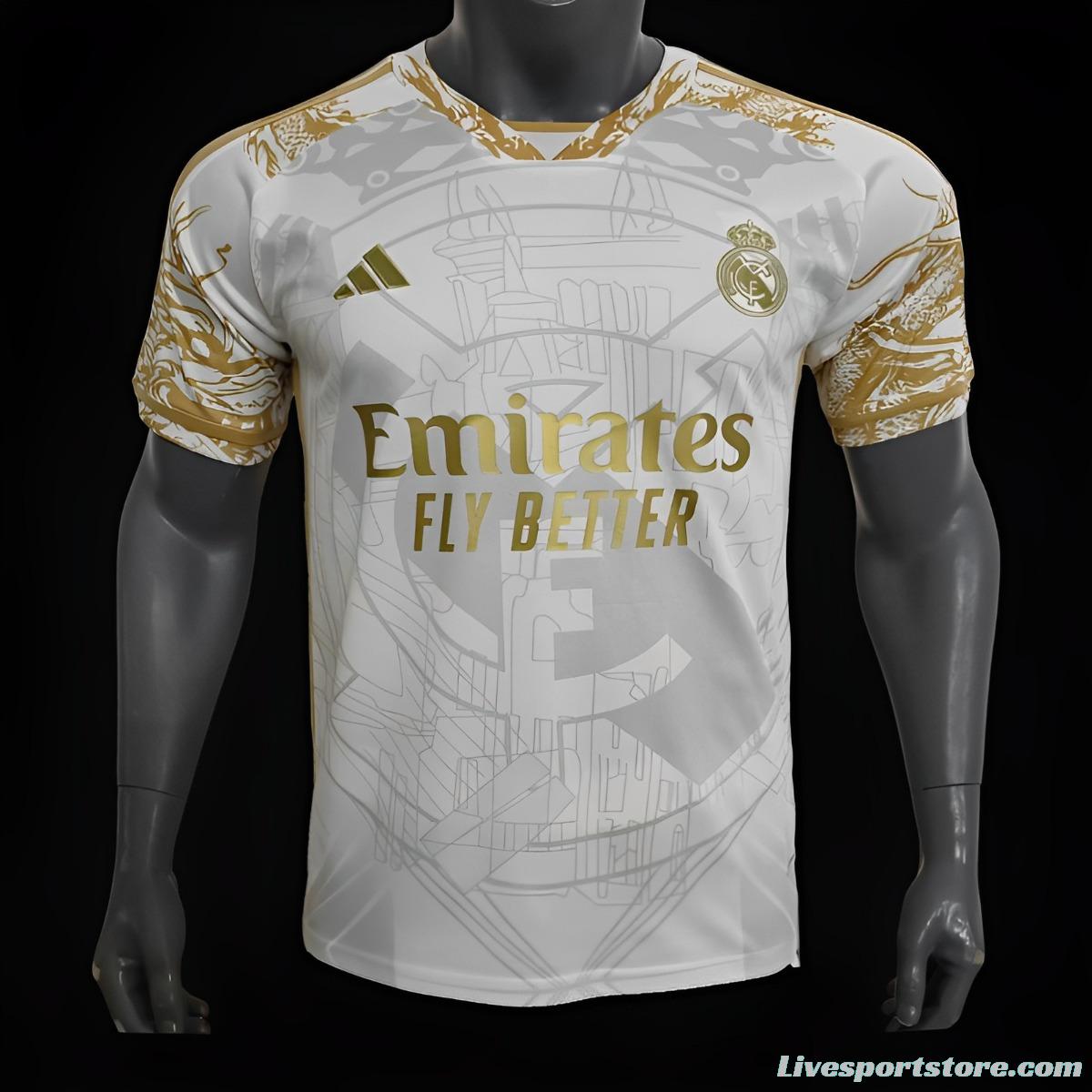 23/24 Real Madrid Golden Dragon Special Jersey