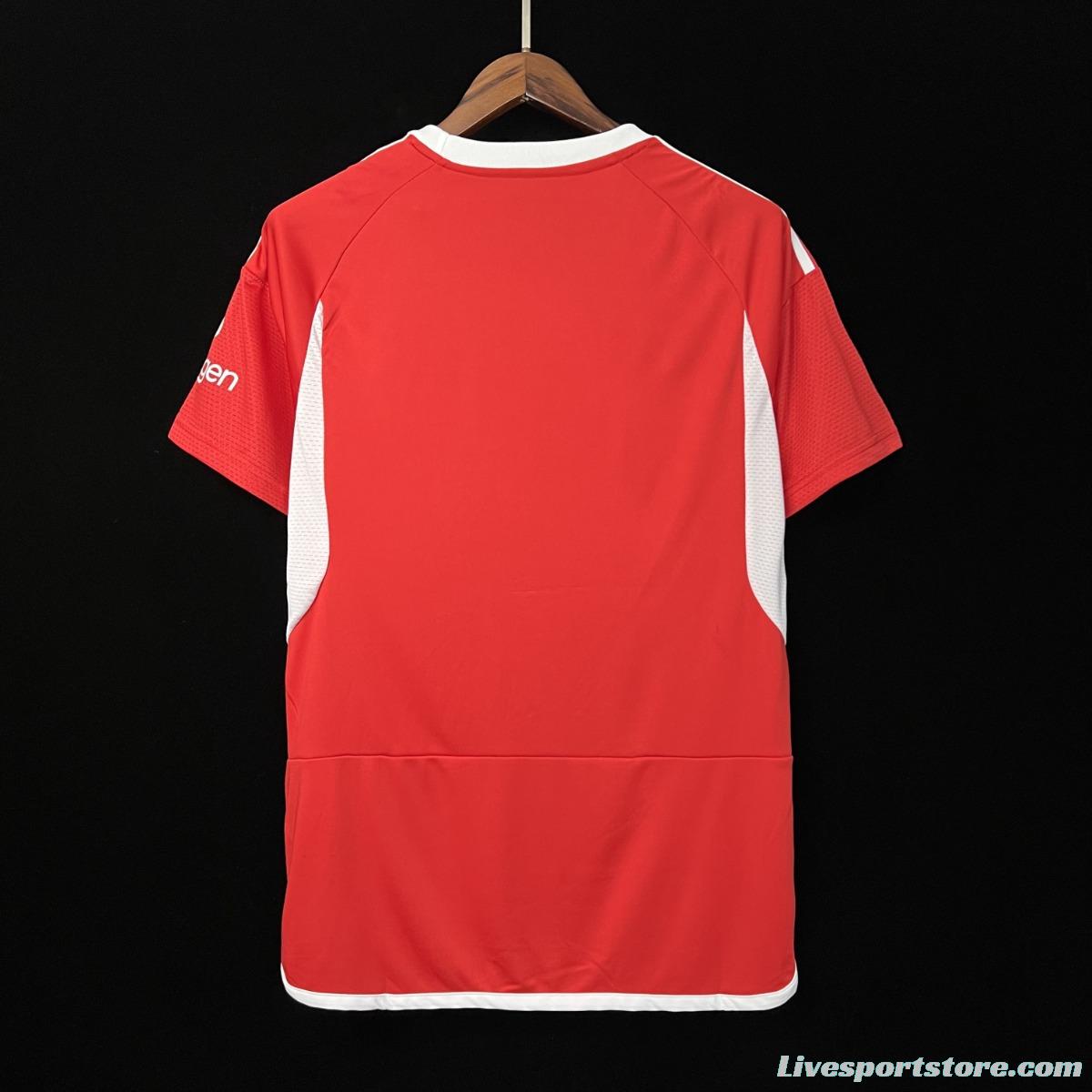 23/24 Nottingham Forest Home Jersey With Sponsor