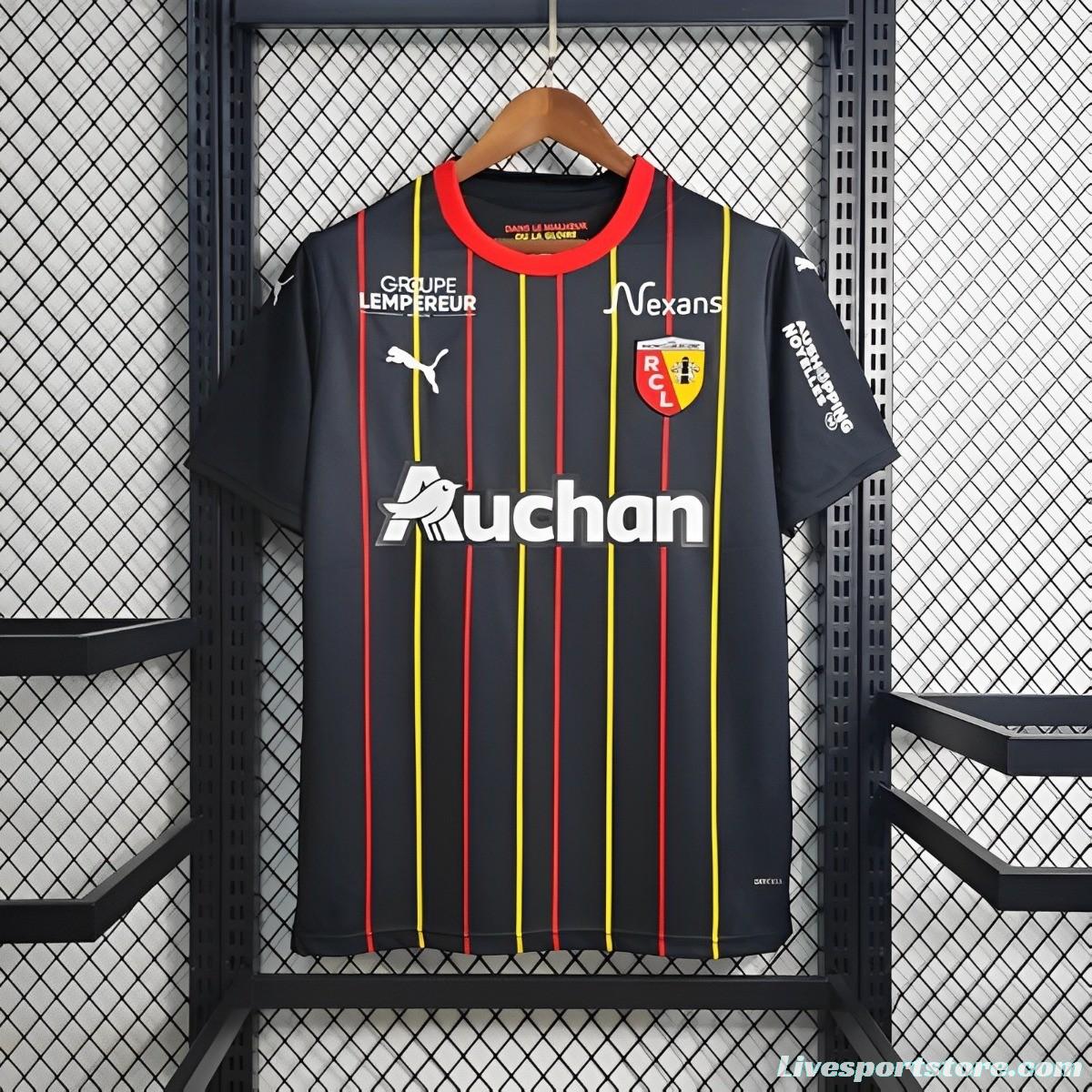 23/24 RC Lens Away Black Jersey