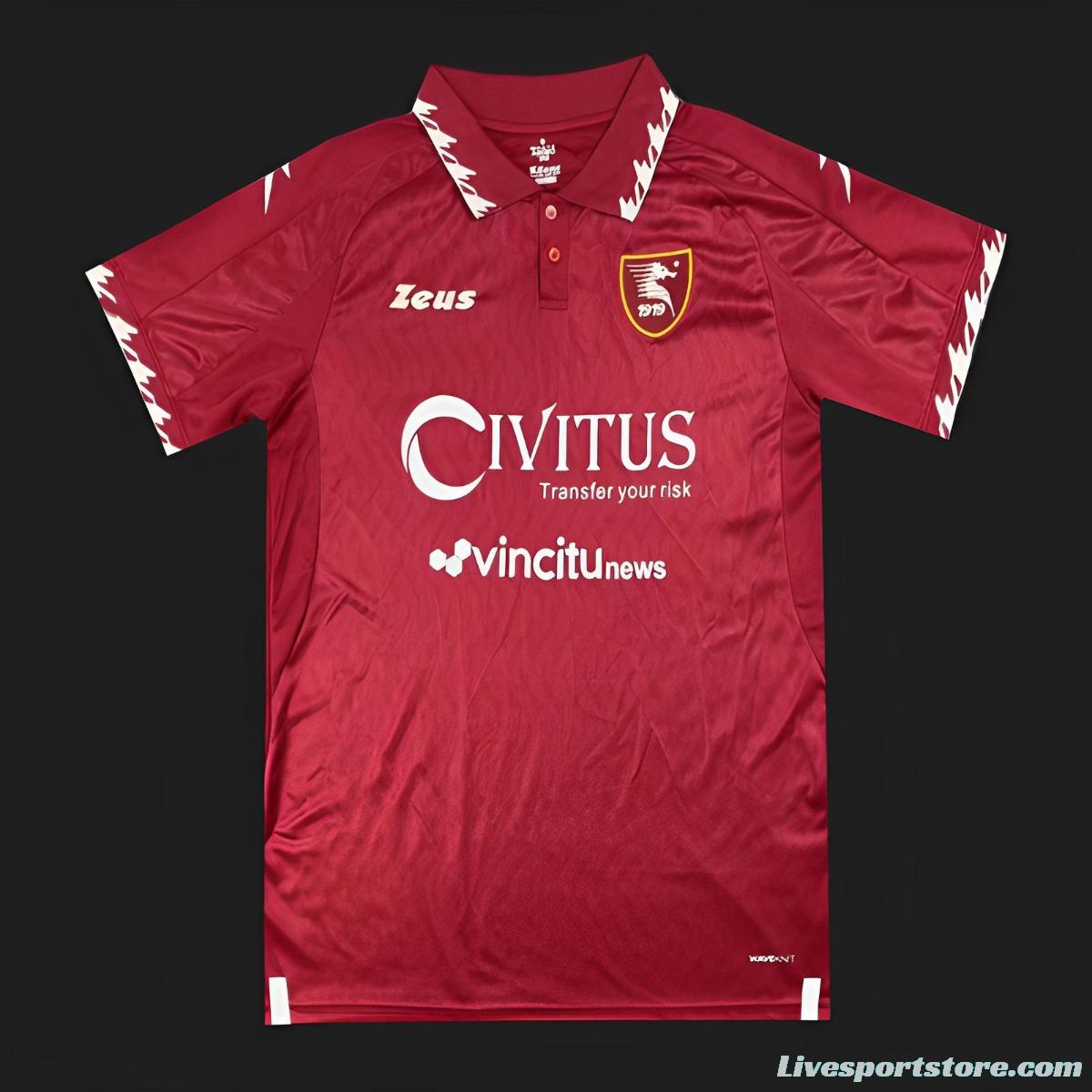 23/24 Salernitana Home Jersey