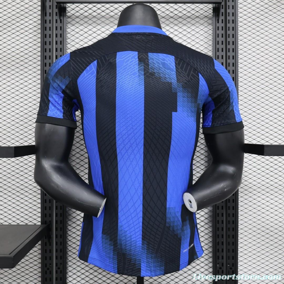 Player Version 23/24 Inter Milan x Transformers Home Special Jersey