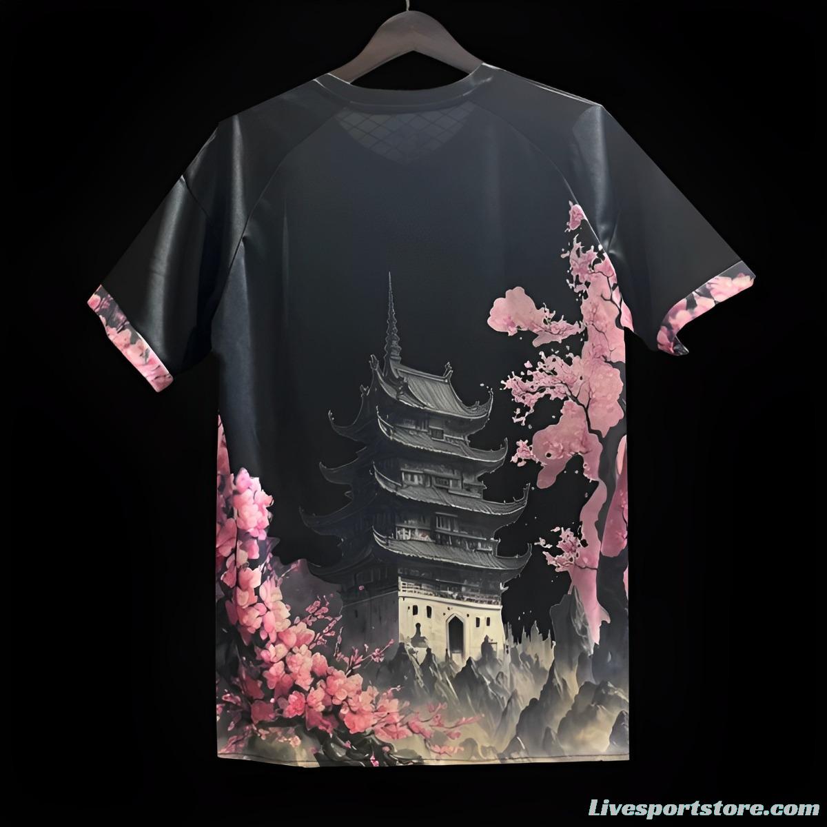 2024 Japan Pink/Black Dragon Special Jersey