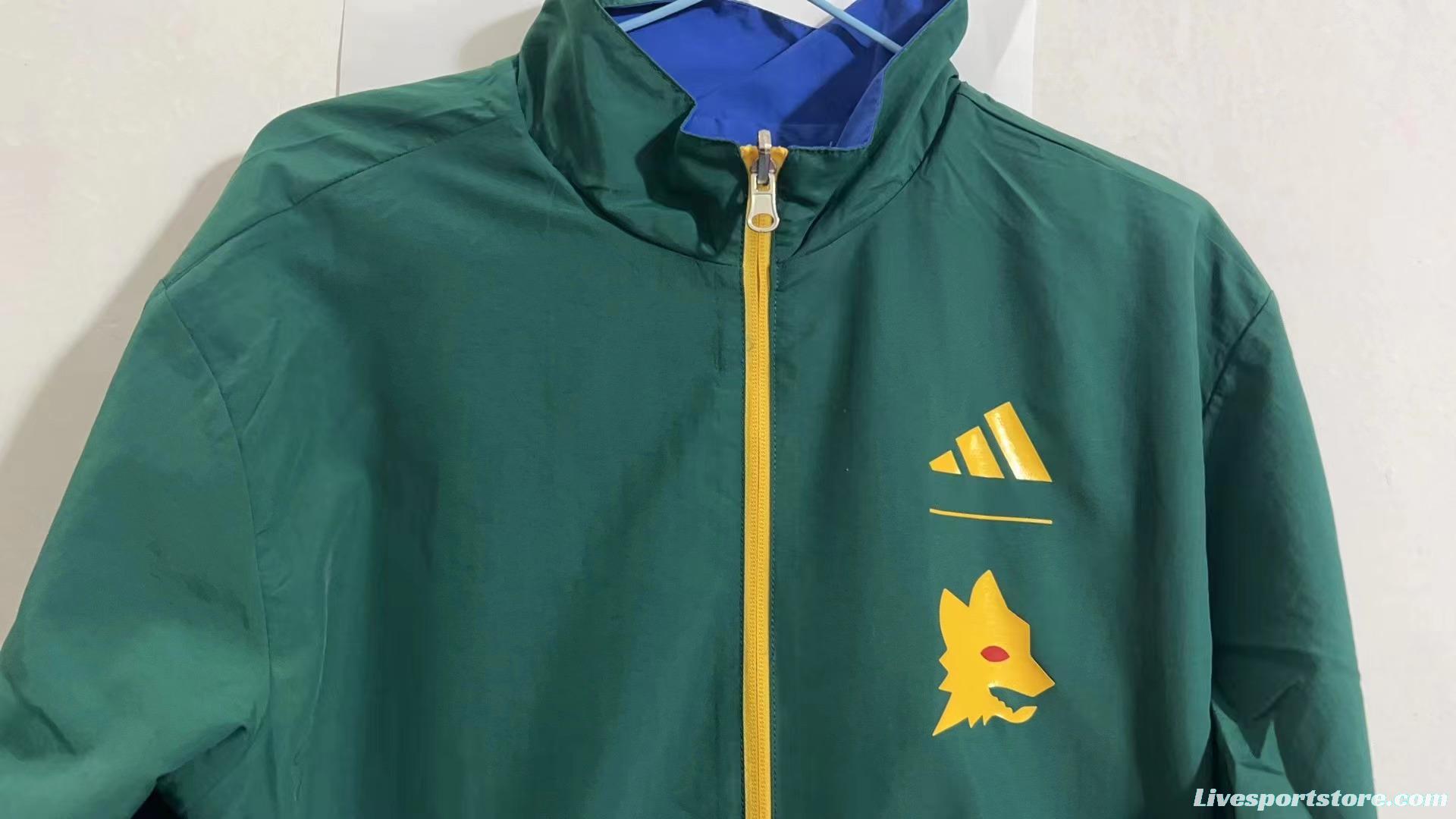 23/24 Roma Blue/Green Reversible Full Zipper Jacket