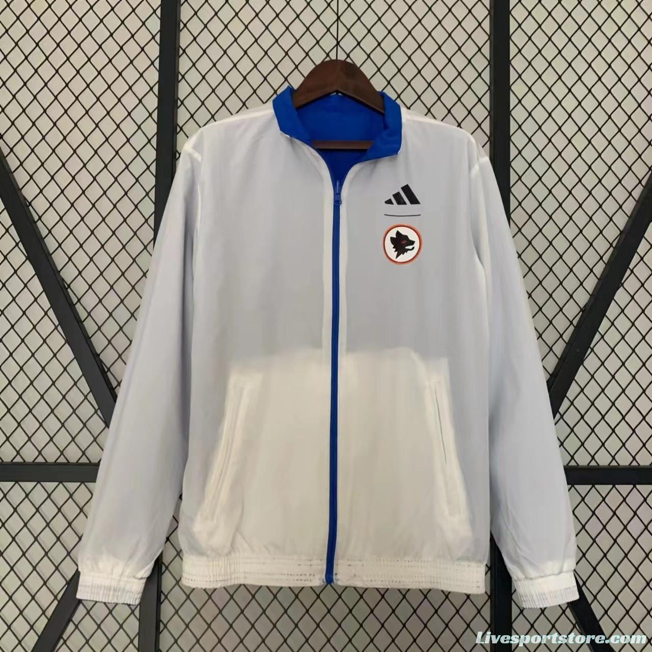 23/24 Roma Blue/White Reversible Full Zipper Jacket