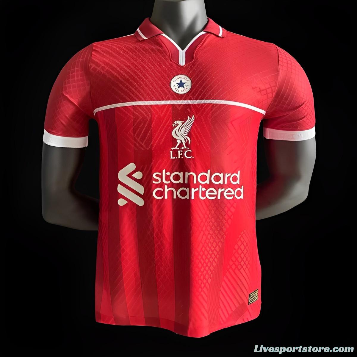 Player Version Liverpool x Converse Home Special Jersey