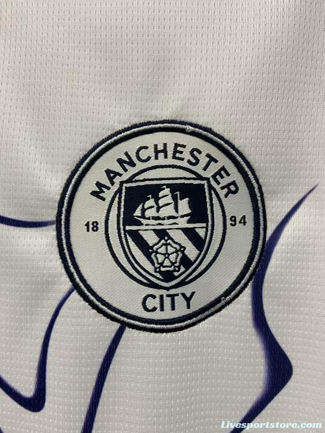 24/25 Manchester City Away White Jersey