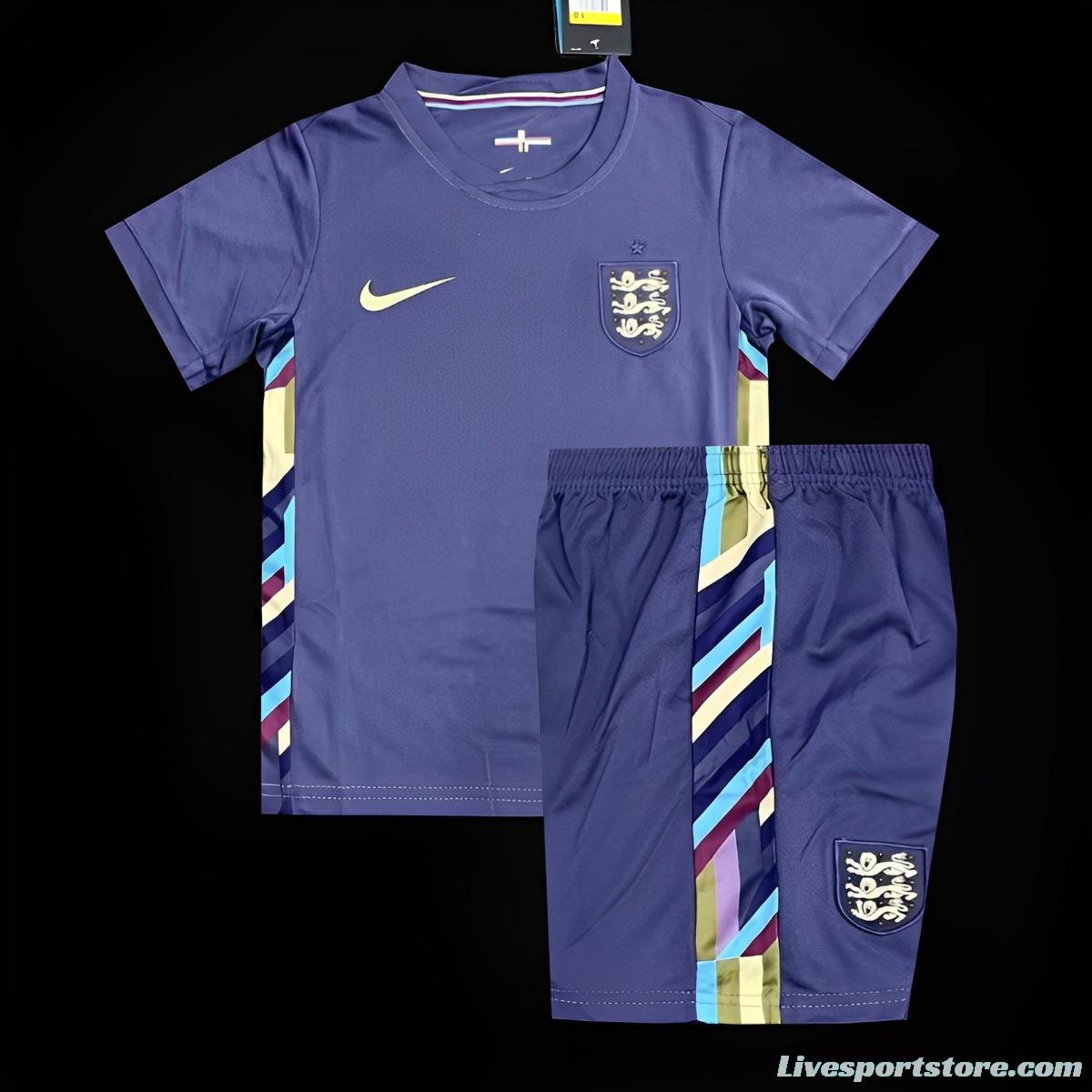 2024 Kids England Away Jersey