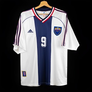 Retro 1999 Yugoslavia Away White Jersey