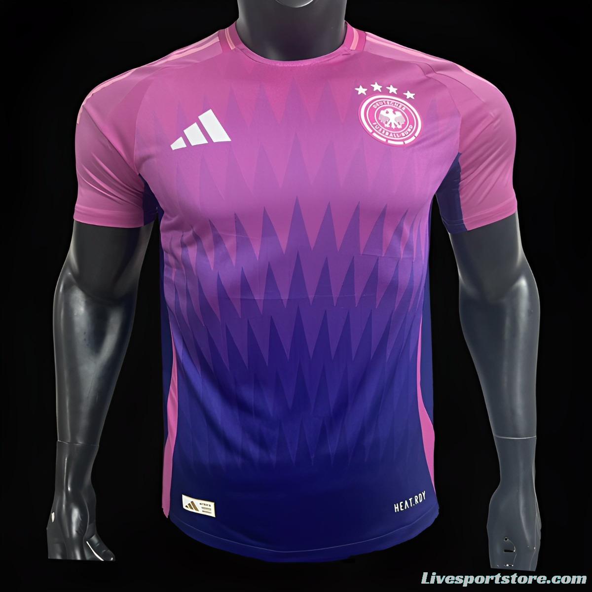 Player Version 2024 Germany Away Purple Jersey