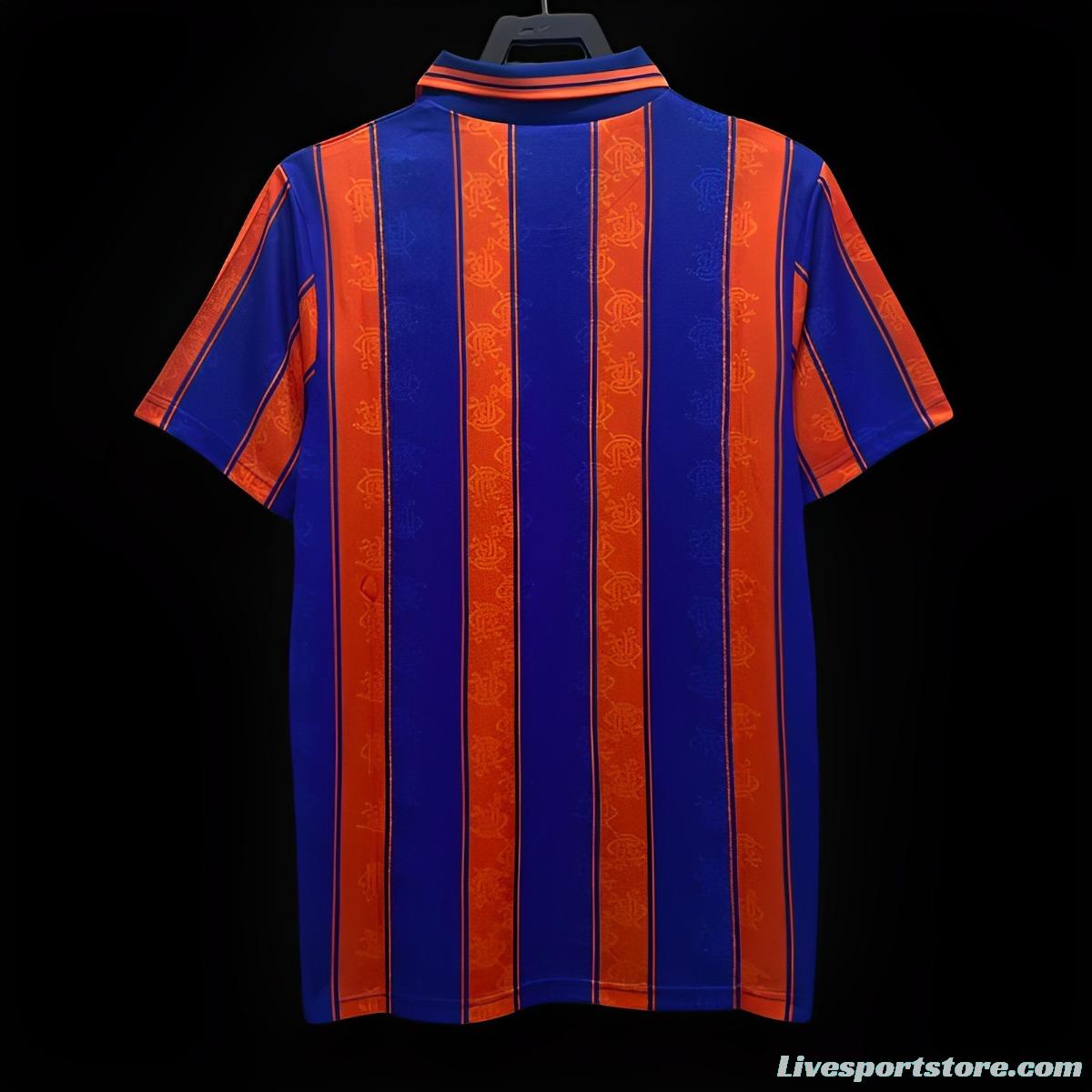 Retro 93-94 Rangers Away Soccer Jersey