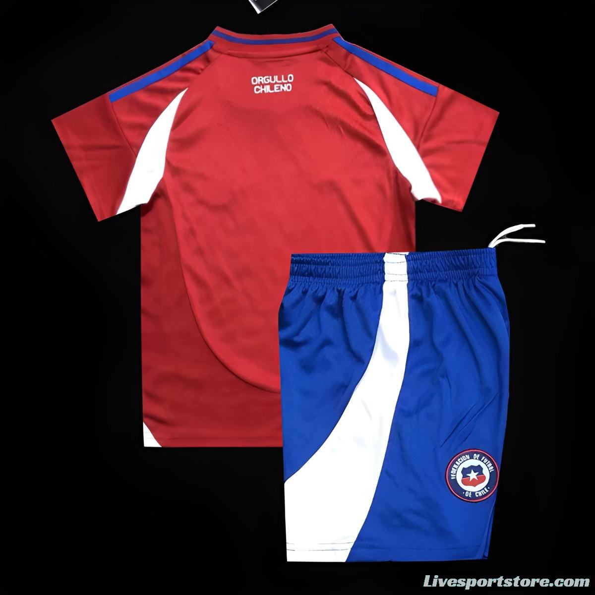 2024 Kids Chile Home Jersey