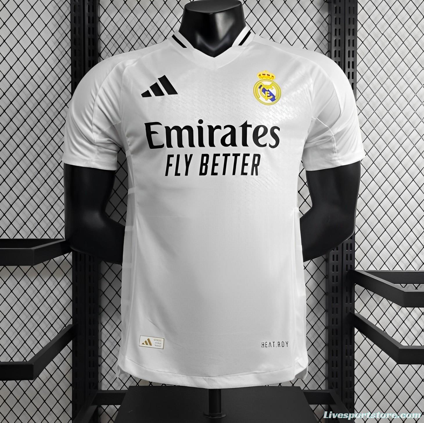 Player Version 24/25 Real Madrid Home Jersey