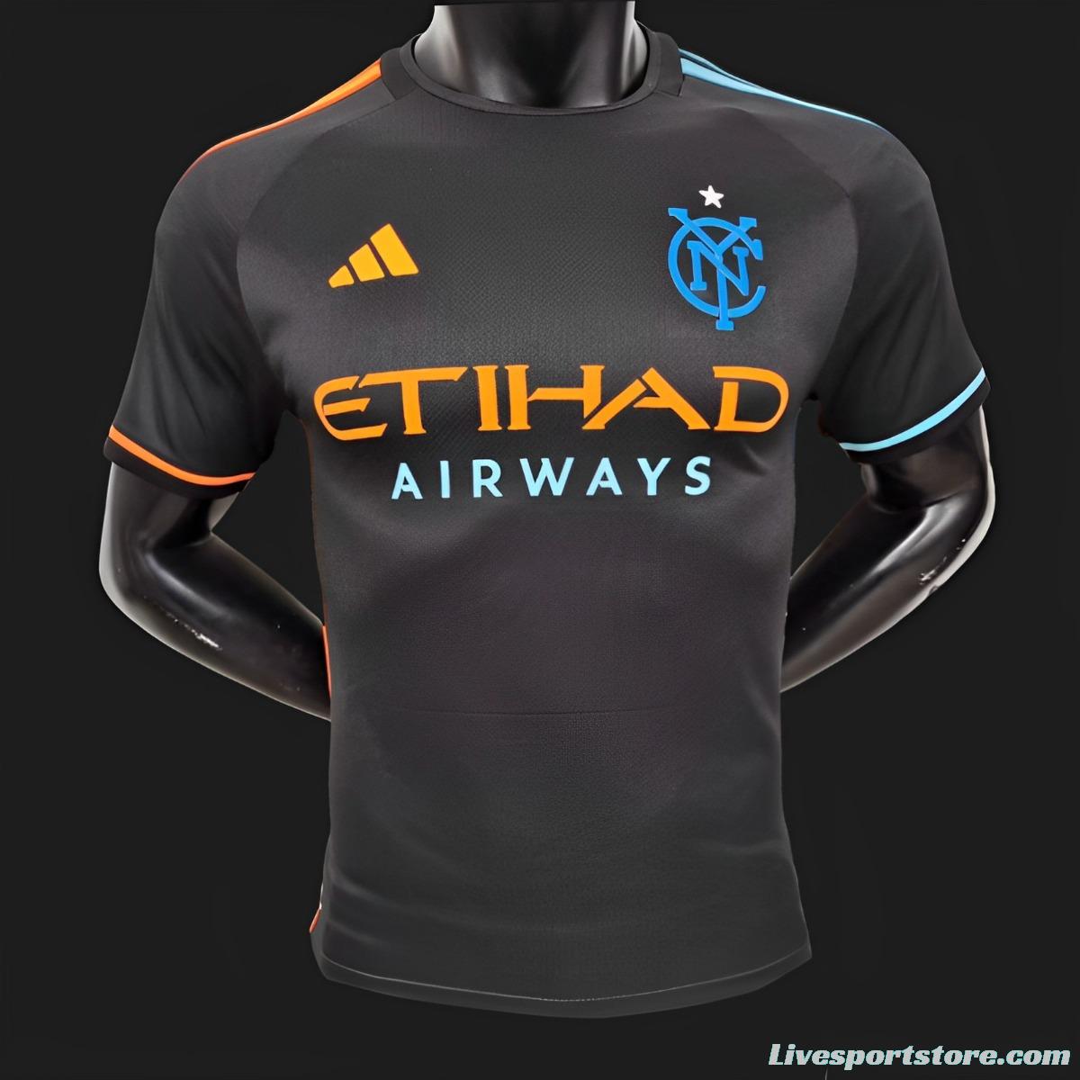 Player Version 24/25 New York City Away Black Jersey