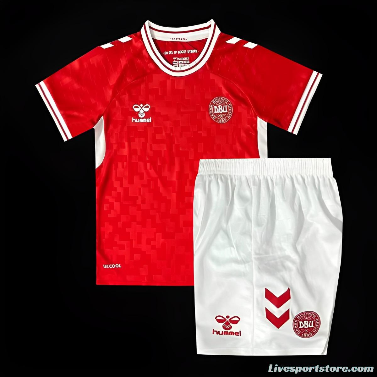 2024 Kids Denmark Home Jersey