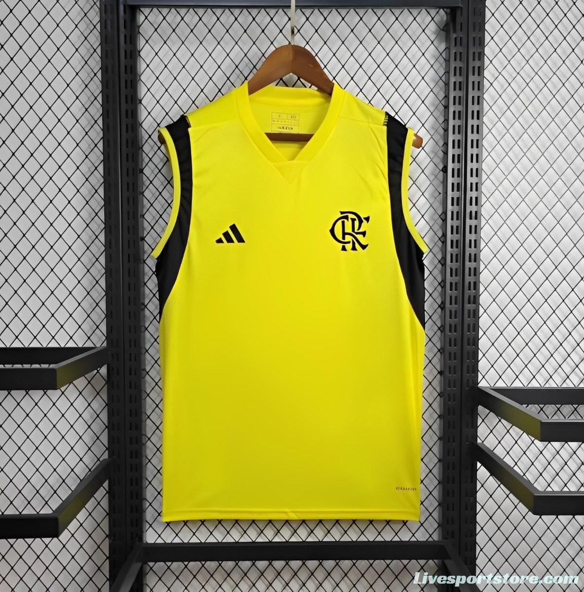 24/25 Flamengo Yellow Vest Training Jersey