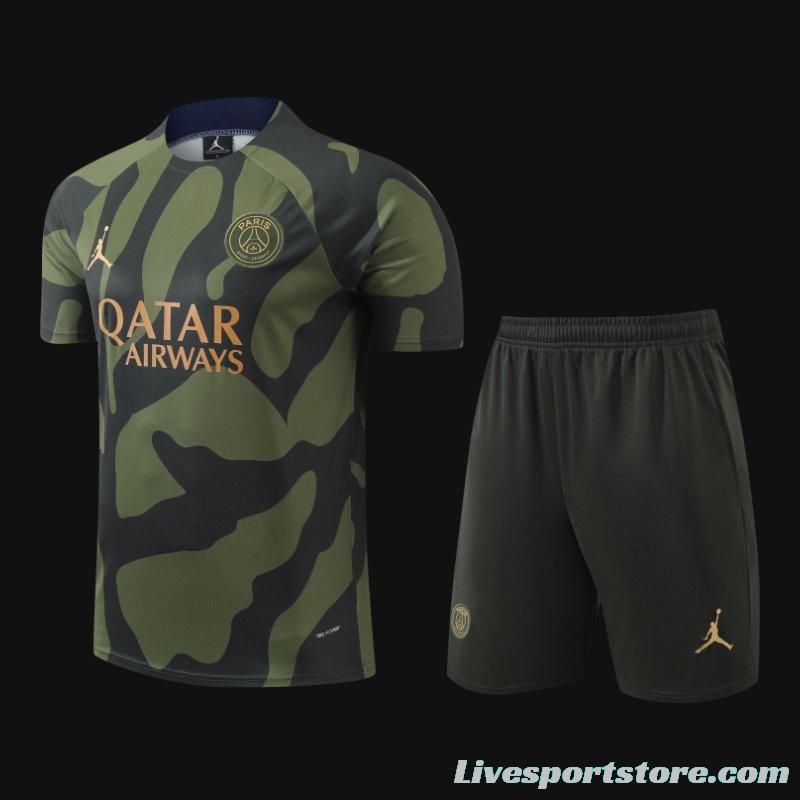 23/24 PSG Camouflage Short Sleeve Jersey+Shorts