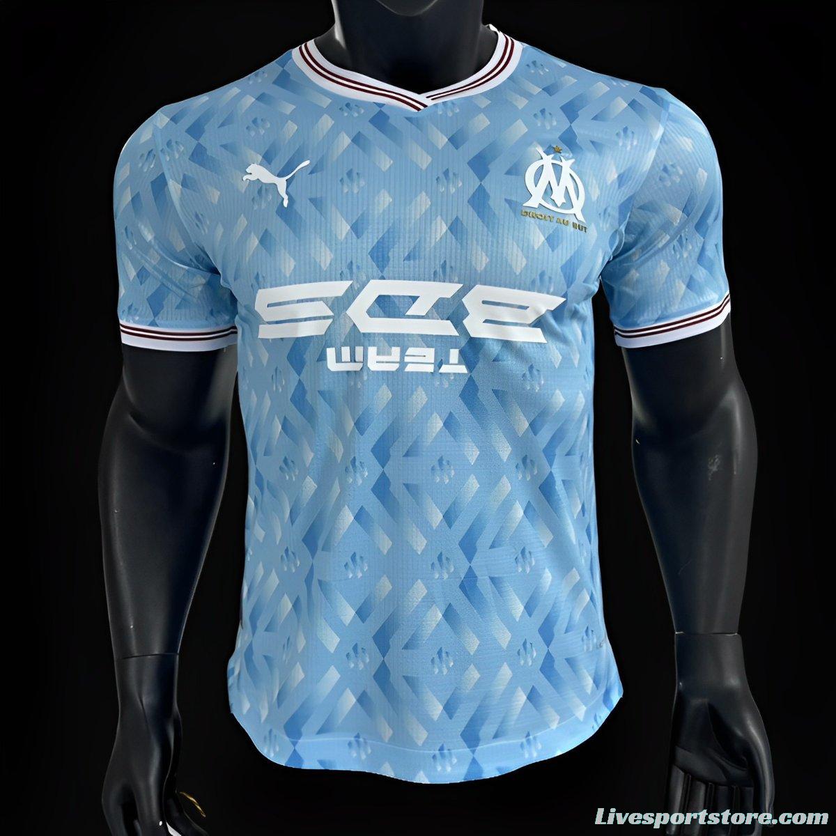 Player Version 23/24 Olympique Marseille Blue Special Edition Jersey