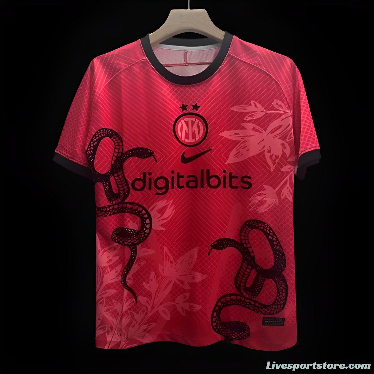 23/24 Inter Milan Red Snake Special Jersey