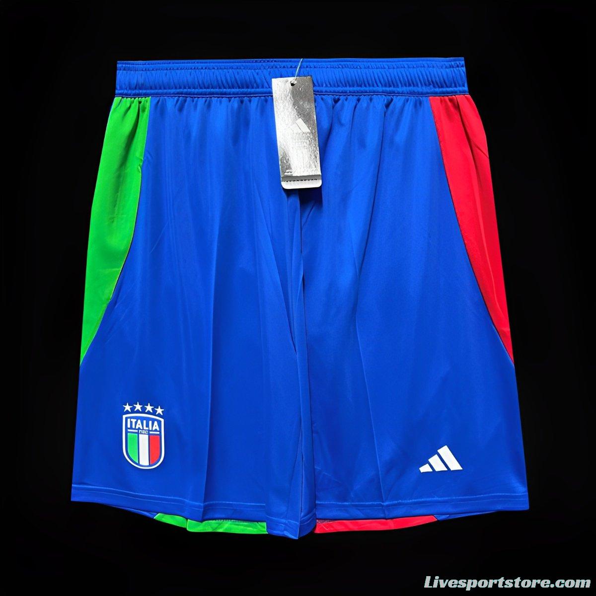 2024 Italy Away Blue Shorts