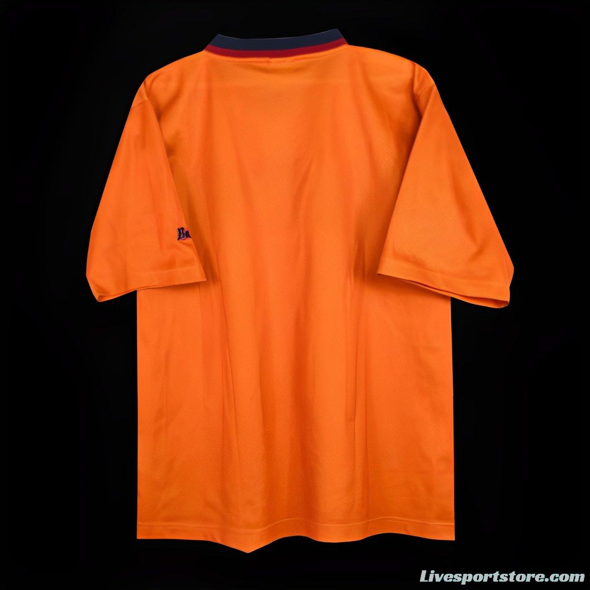 Retro 99/00 Barcelona Third Orange Jersey