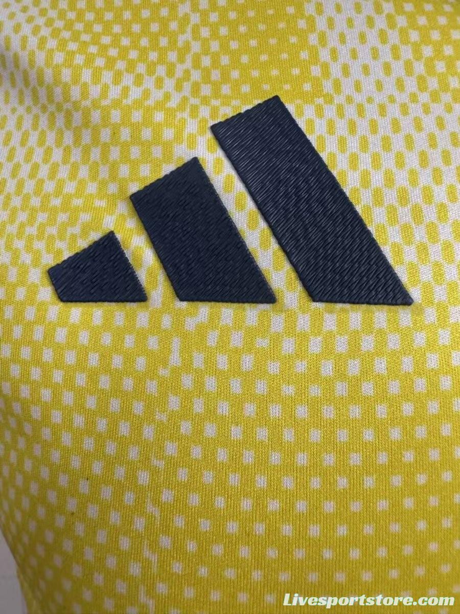 Player Version 24/25 Juventus Away Yellow Jersey