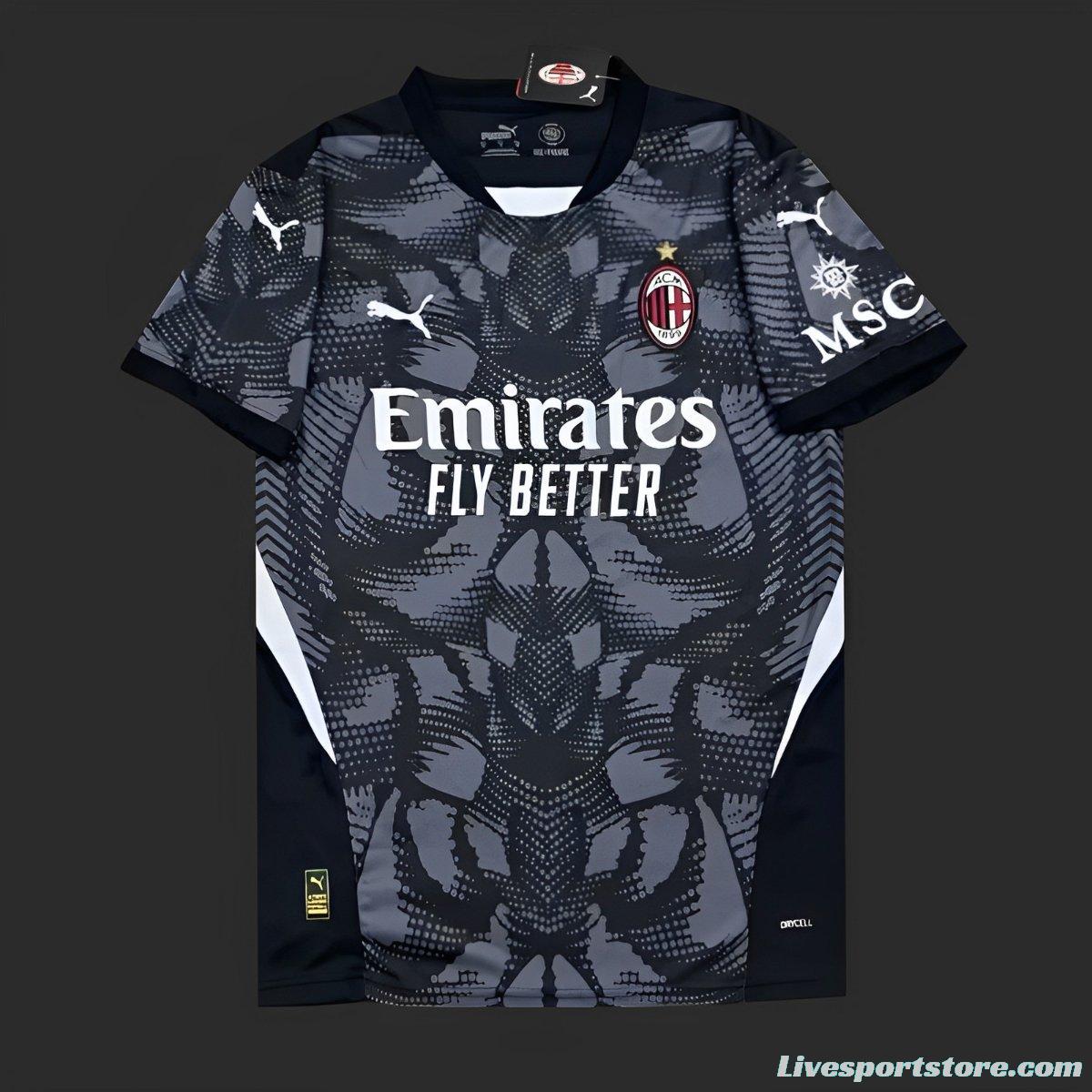 24/25 AC Milan Black Goalkeeper Jersey