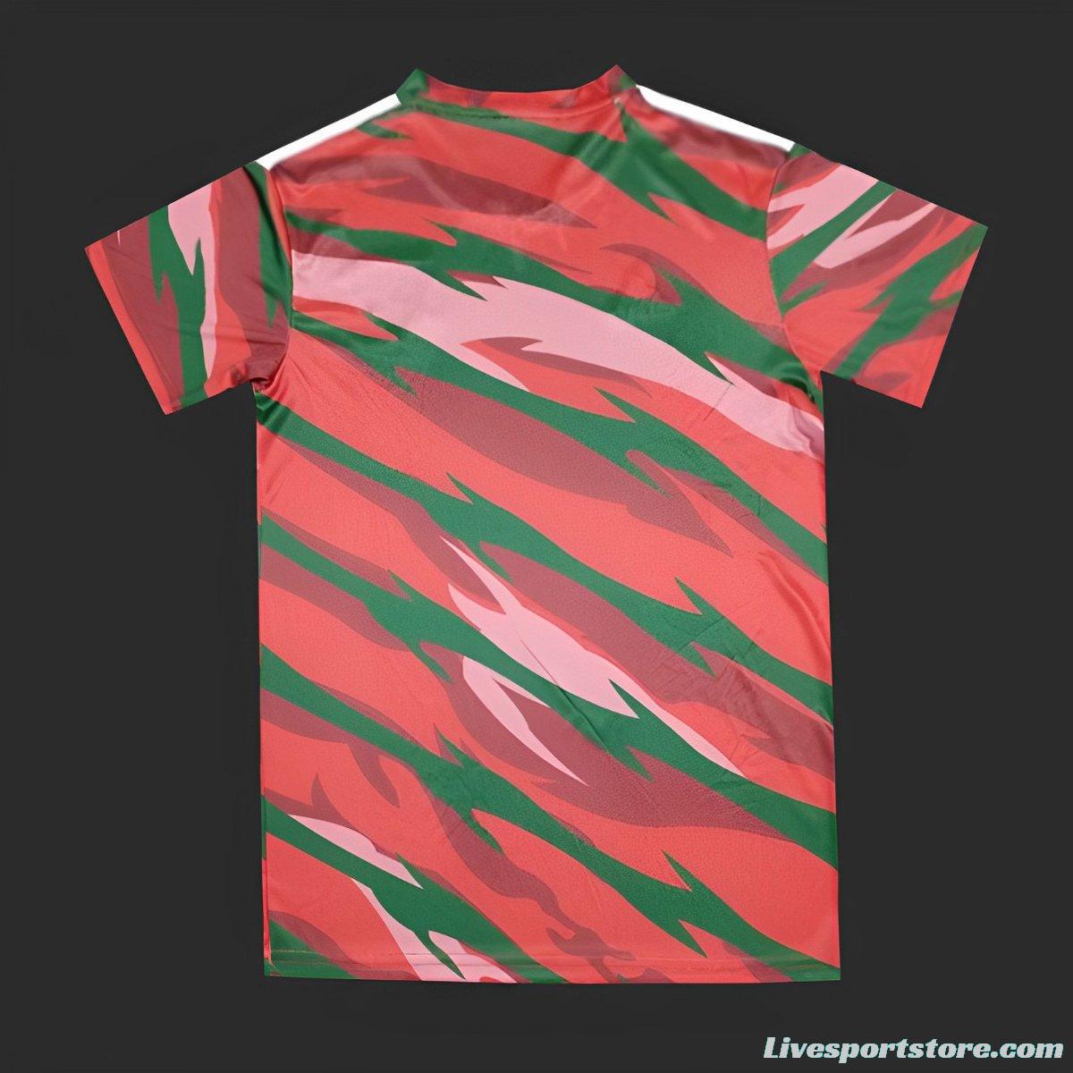 2024 Wales Orange Stripe Pre-Match Jersey