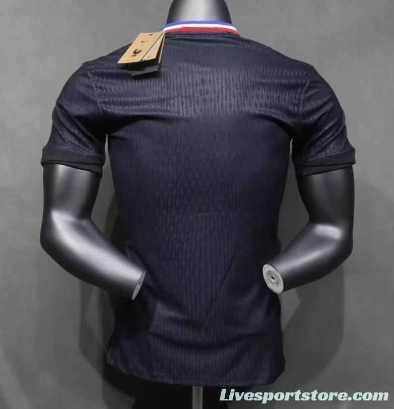 Player Version 2024 France x Balenciaga Navy Special Jersey